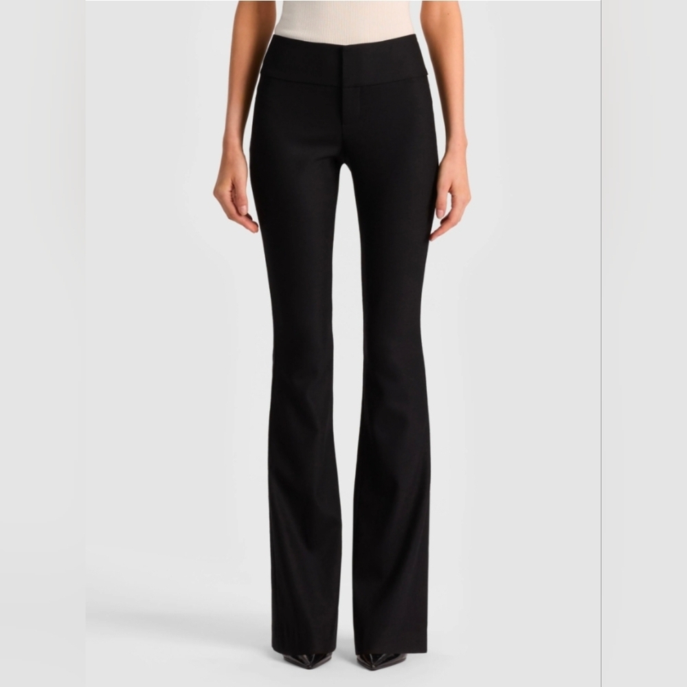 Alice + Olivia OLIVIA WOOL BOOTCUT PANT